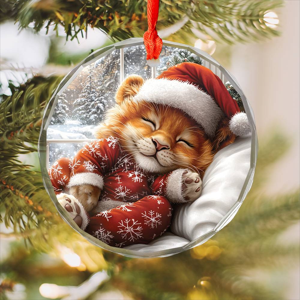 Lion Sleeping In Bed Design 1