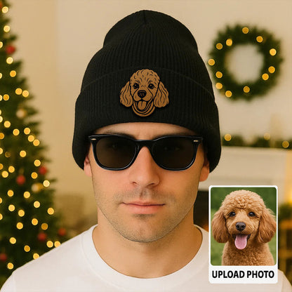 Custom Dog Photo Pet Beanie Hat – Personalized Winter Beanie for Animal Lovers TH99B06