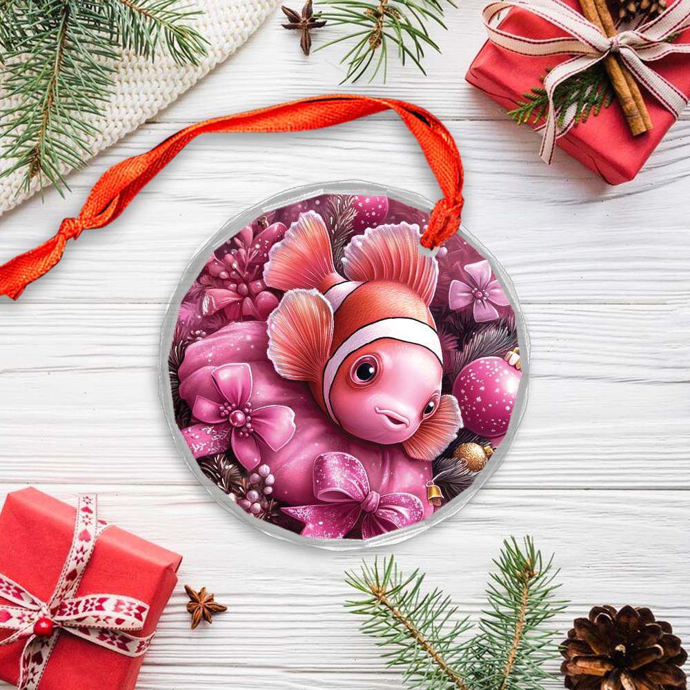 Clown Fish Pink Christmas Design