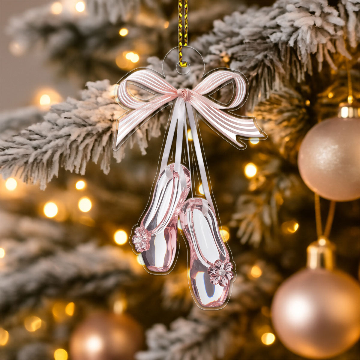 Personalized  Ballet Shoes with Bow