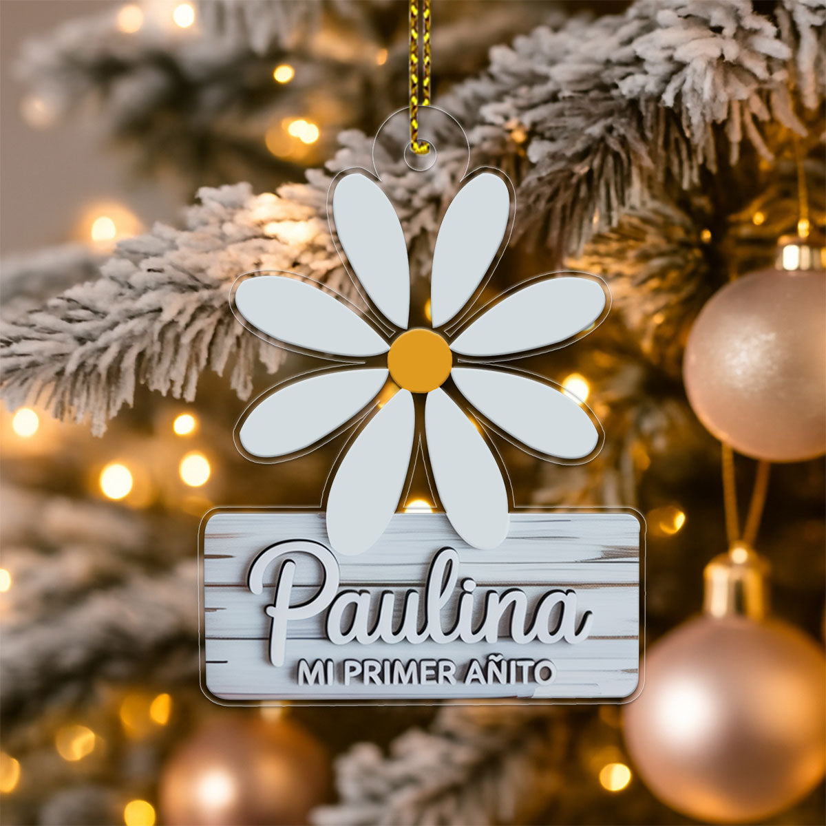 Personalized Daisy Flower