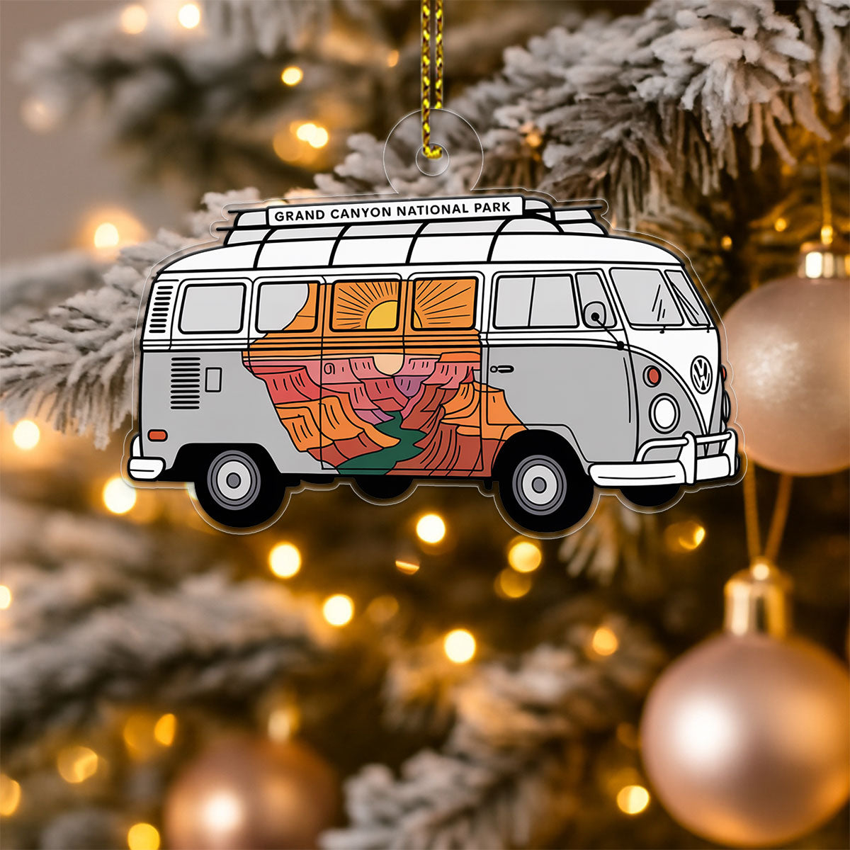 Grand Canyon Road Trip Acrylic Ornament2 copy