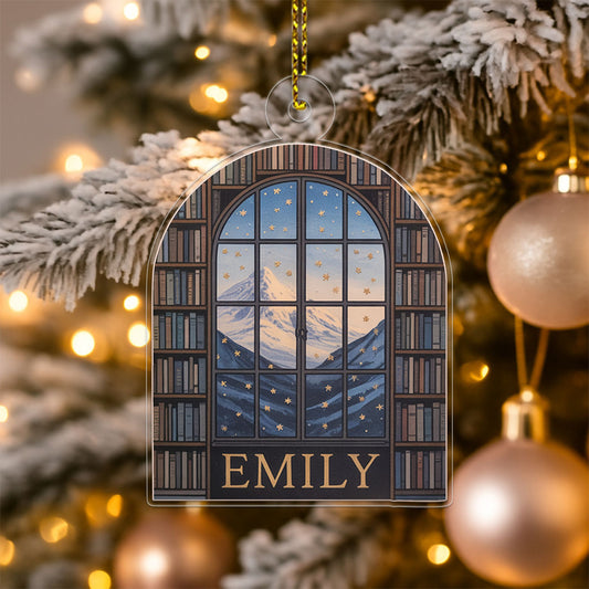 Personalized Night Court Bookshelf Acrylic Ornament Christmas Gift