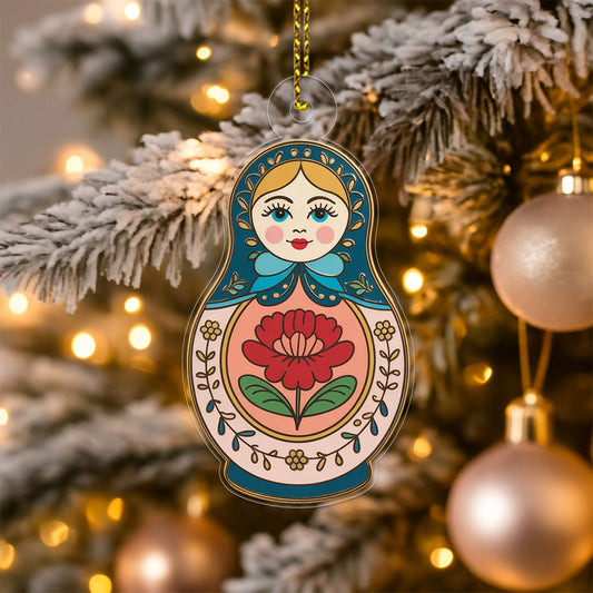 The Nesting Doll Acrylic Ornament Christmas Gift