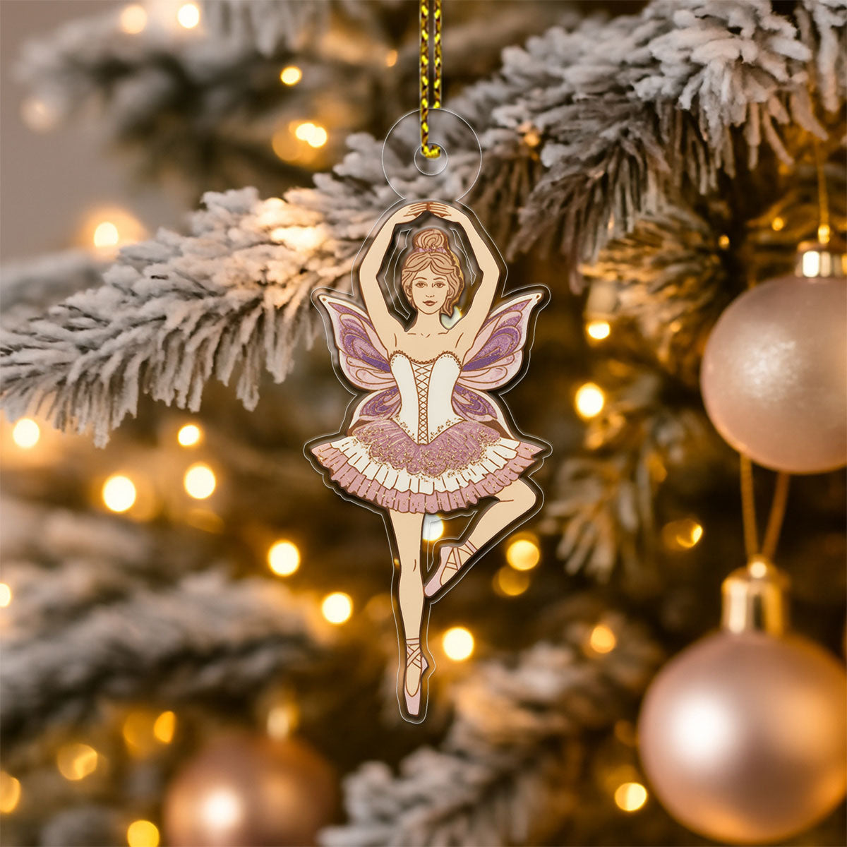 The Sugar Plum Fairy 1 Acrylic Ornament Christmas Gift