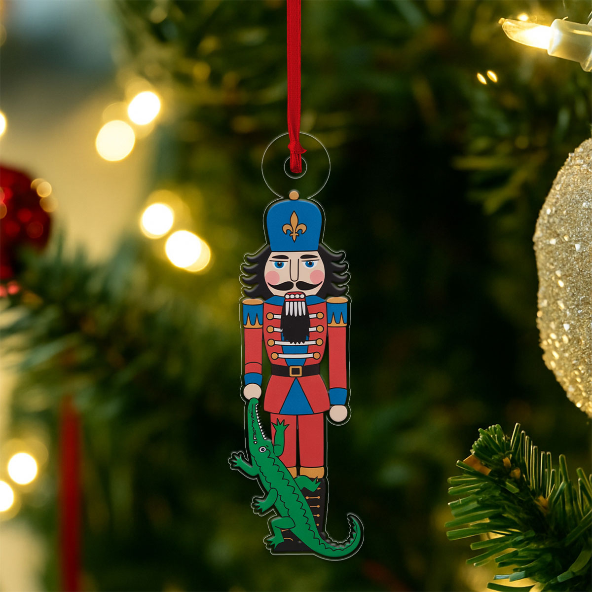Nutcracker Alligator Chritsmas Acrylic Ornament Christmas Gift