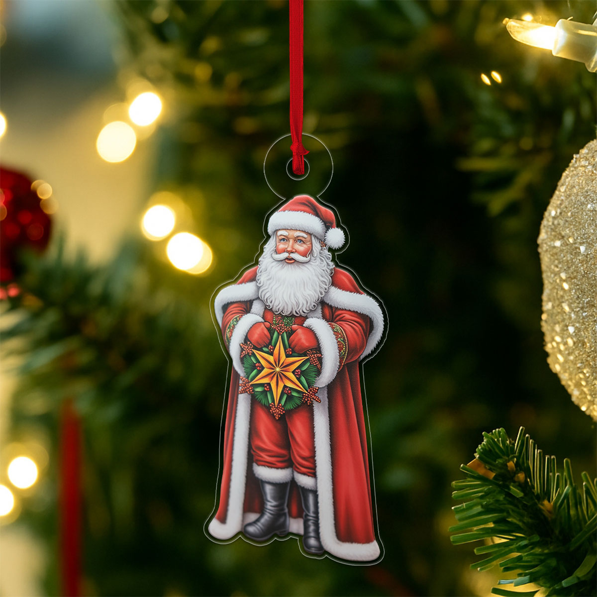 Philippines Filipinos  Santa Claus With Parol