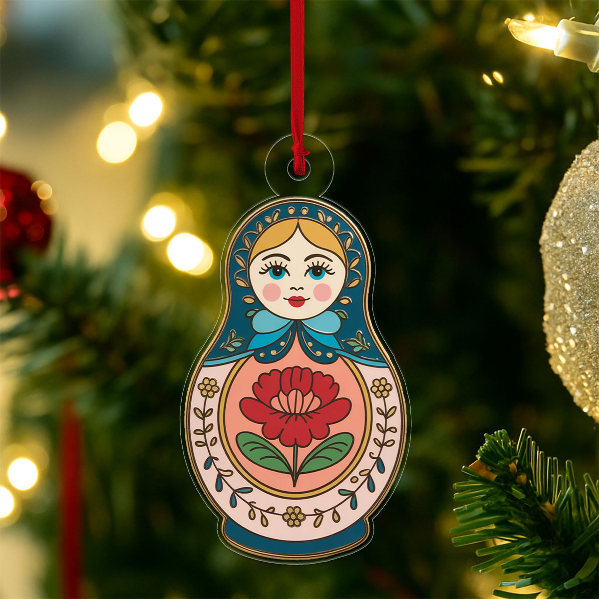 The Nesting Doll Acrylic Ornament Christmas Gift