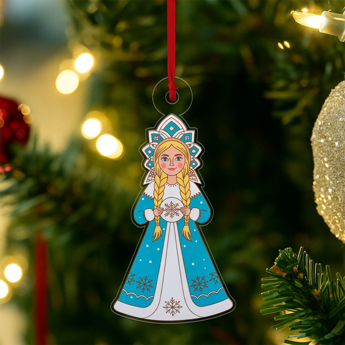 The Snow Maidern 1 Acrylic Ornament Christmas Gift