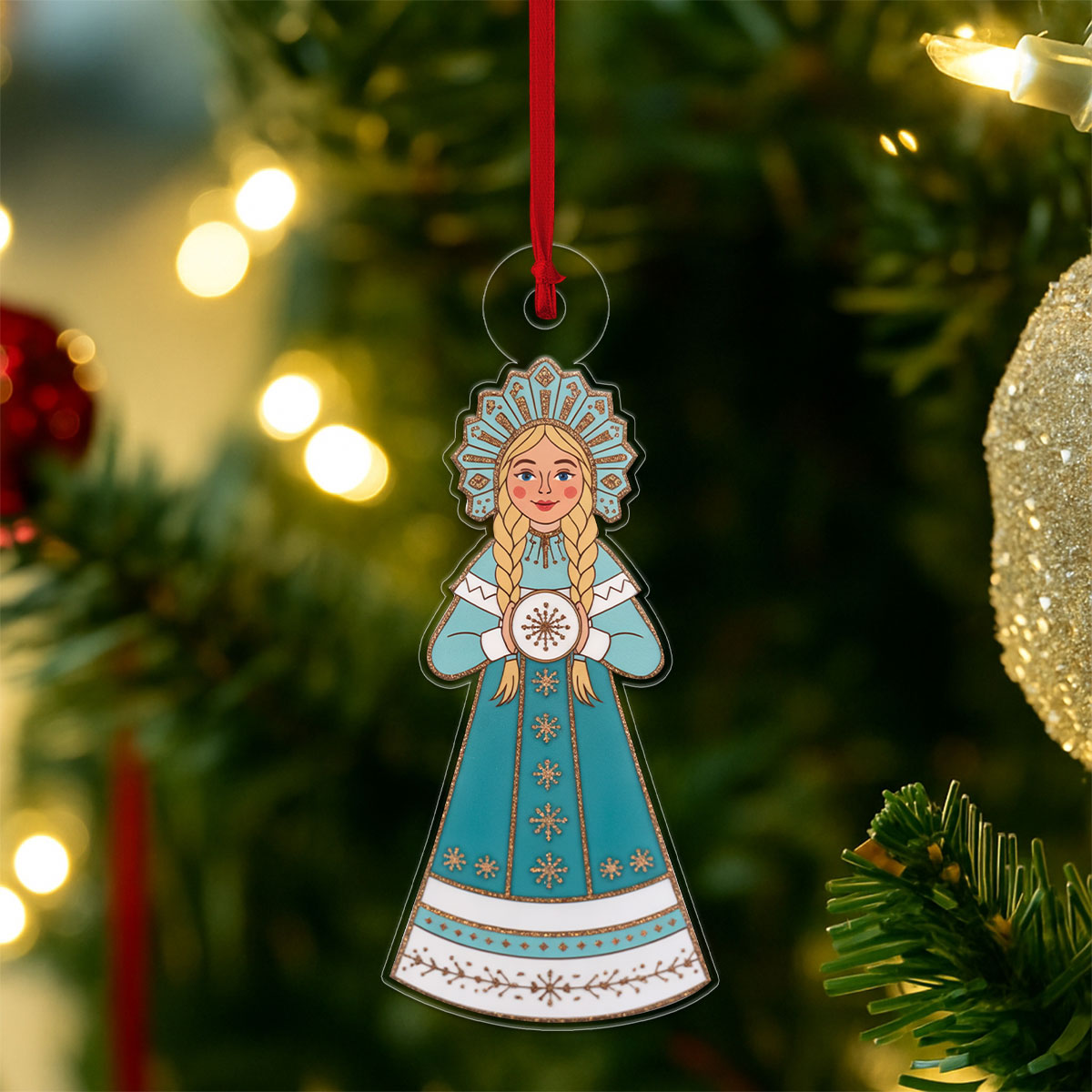 The Snow Maidern 2 Acrylic Ornament Christmas Gift