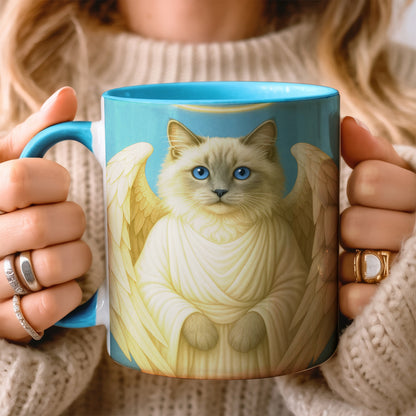 Custom Cat Photo Memorial Mug _ Memorial Gift For Cat