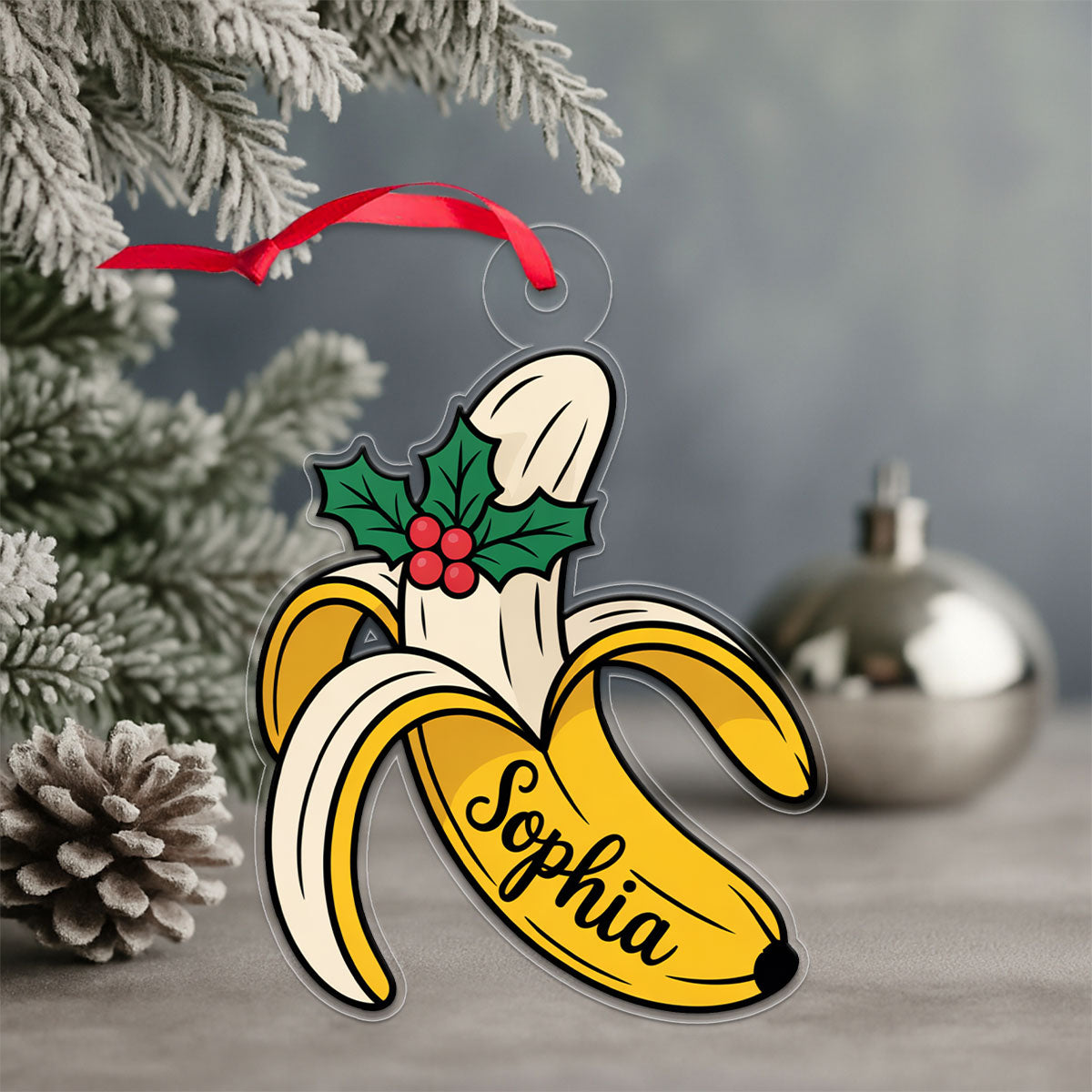 Banana Acrylic Ornament Acrylic Ornament Christmas Gift