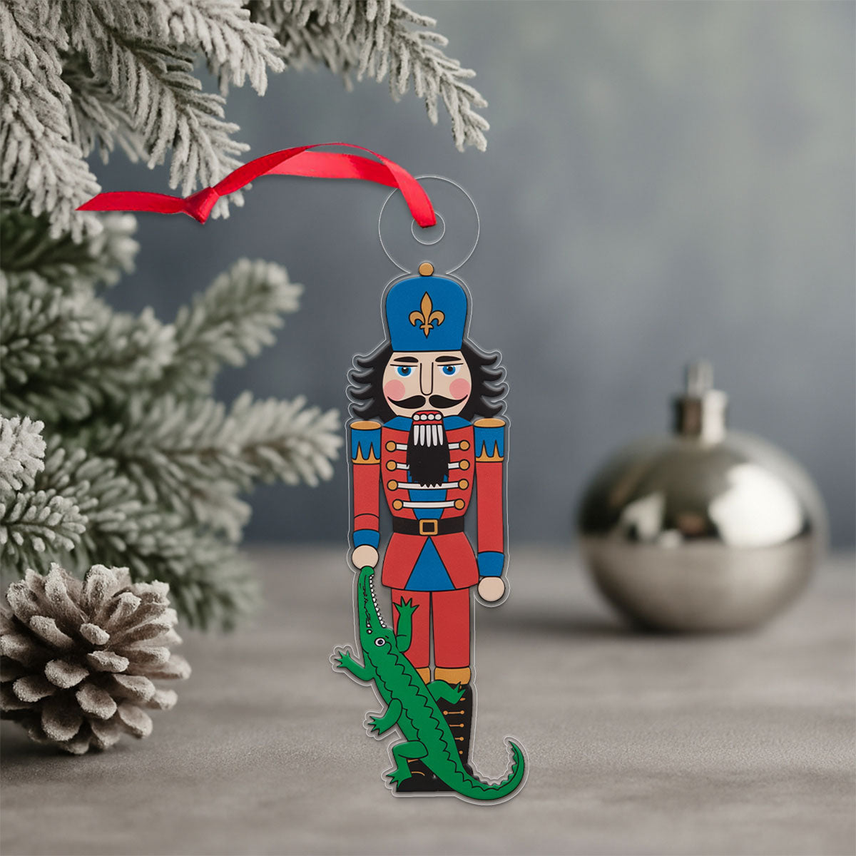 Nutcracker Alligator Chritsmas Acrylic Ornament Christmas Gift