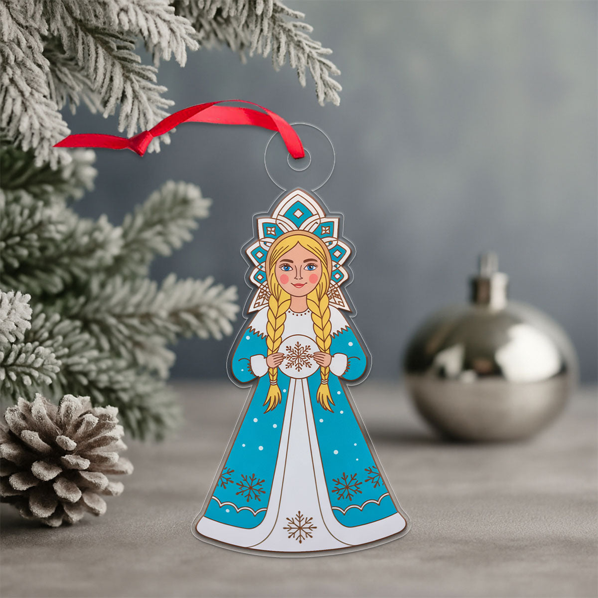 The Snow Maidern 1 Acrylic Ornament Christmas Gift