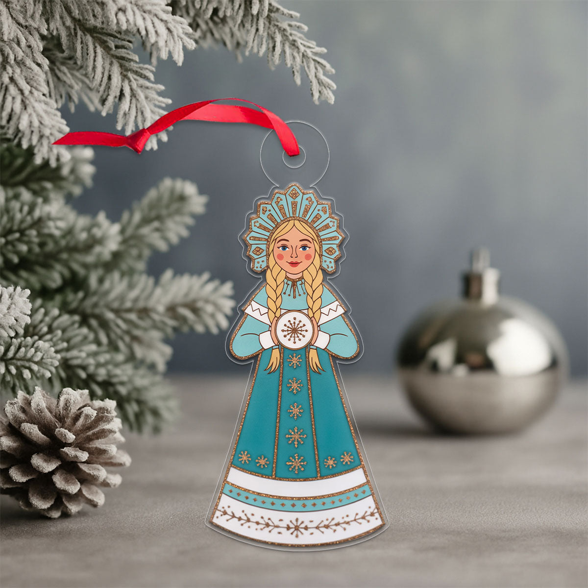 The Snow Maidern 2 Acrylic Ornament Christmas Gift