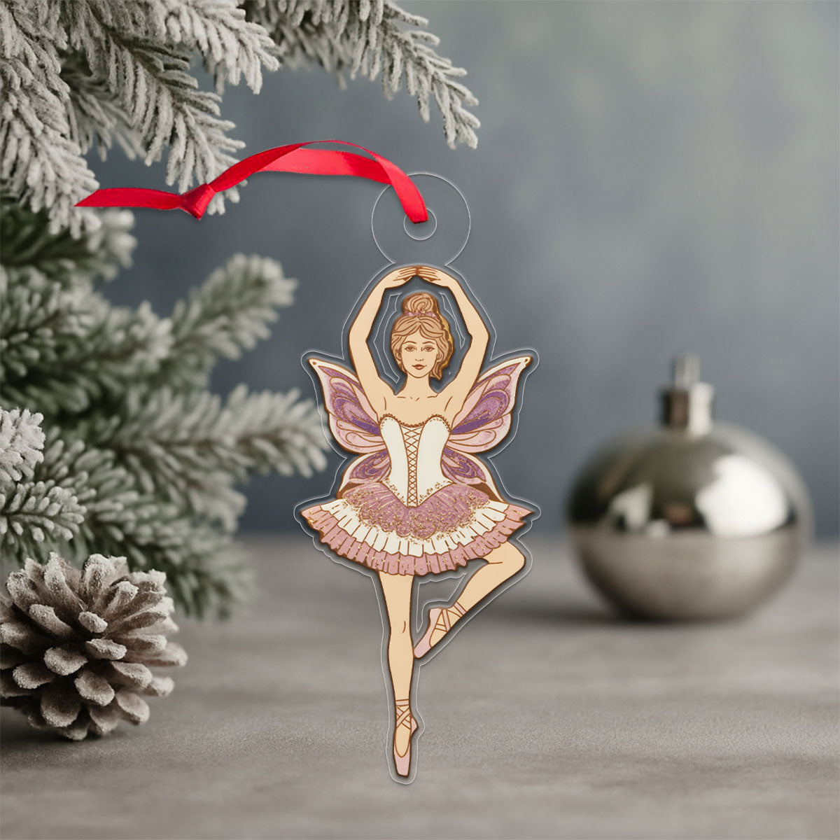 The Sugar Plum Fairy 1 Acrylic Ornament Christmas Gift