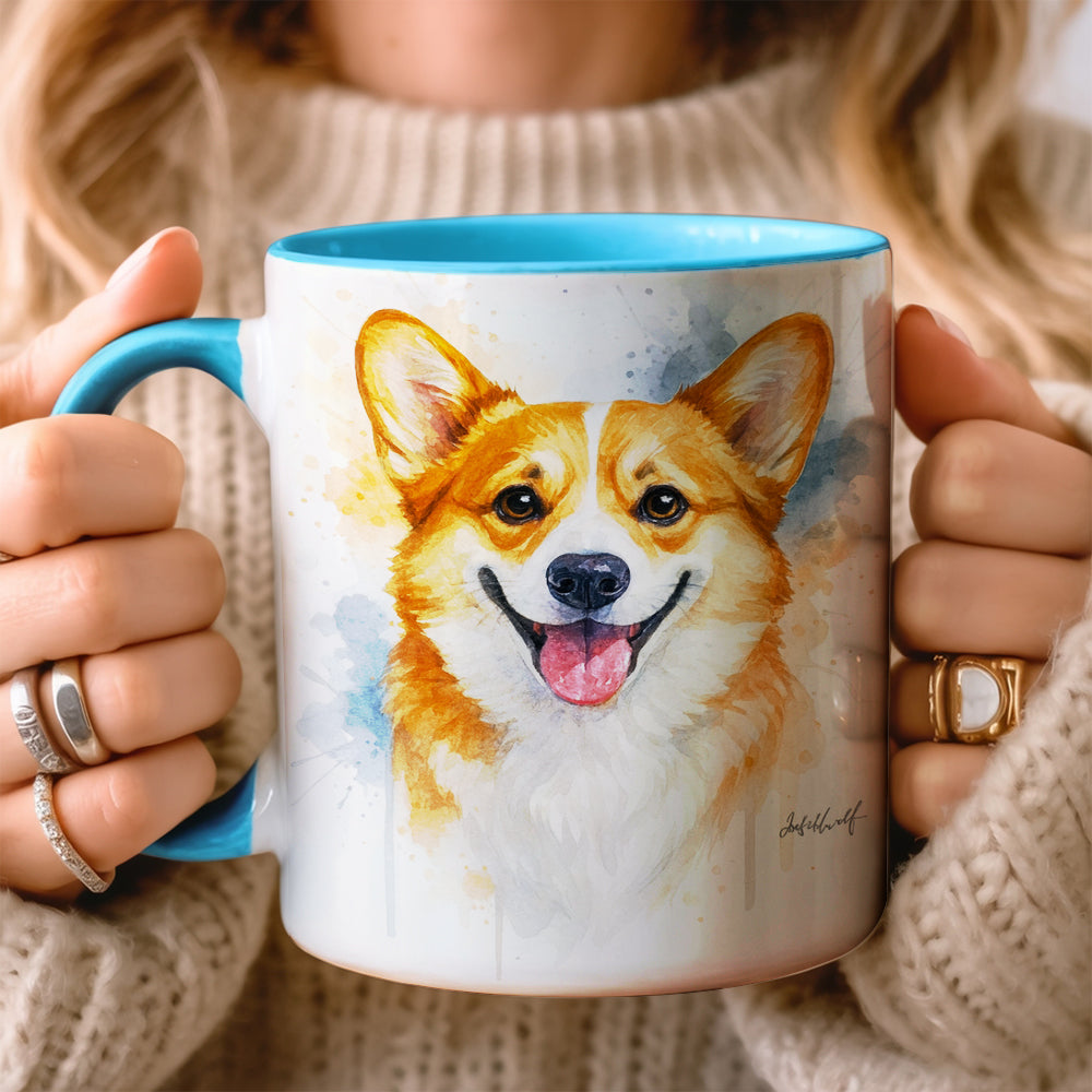 Custom Photo Dog Watercolor Artwork