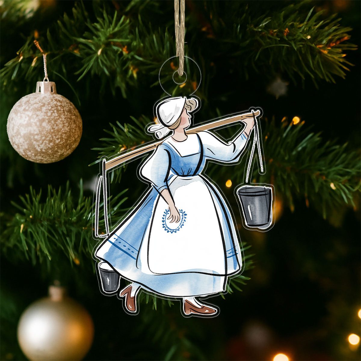 Personalized Dutch Girl Christmas