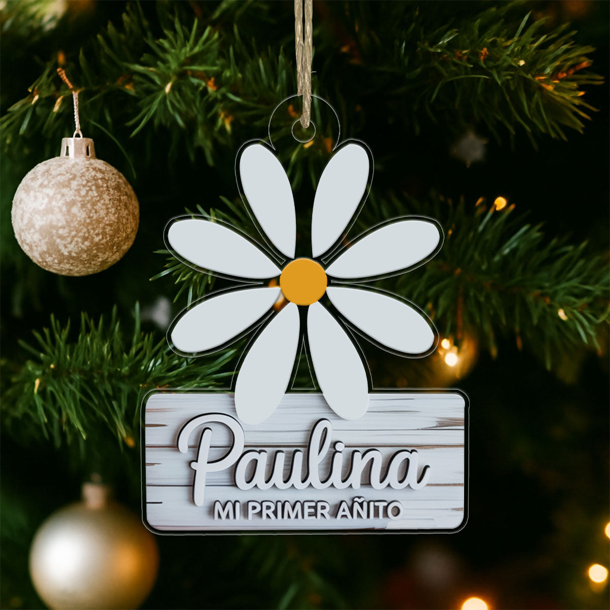 Personalized Daisy Flower