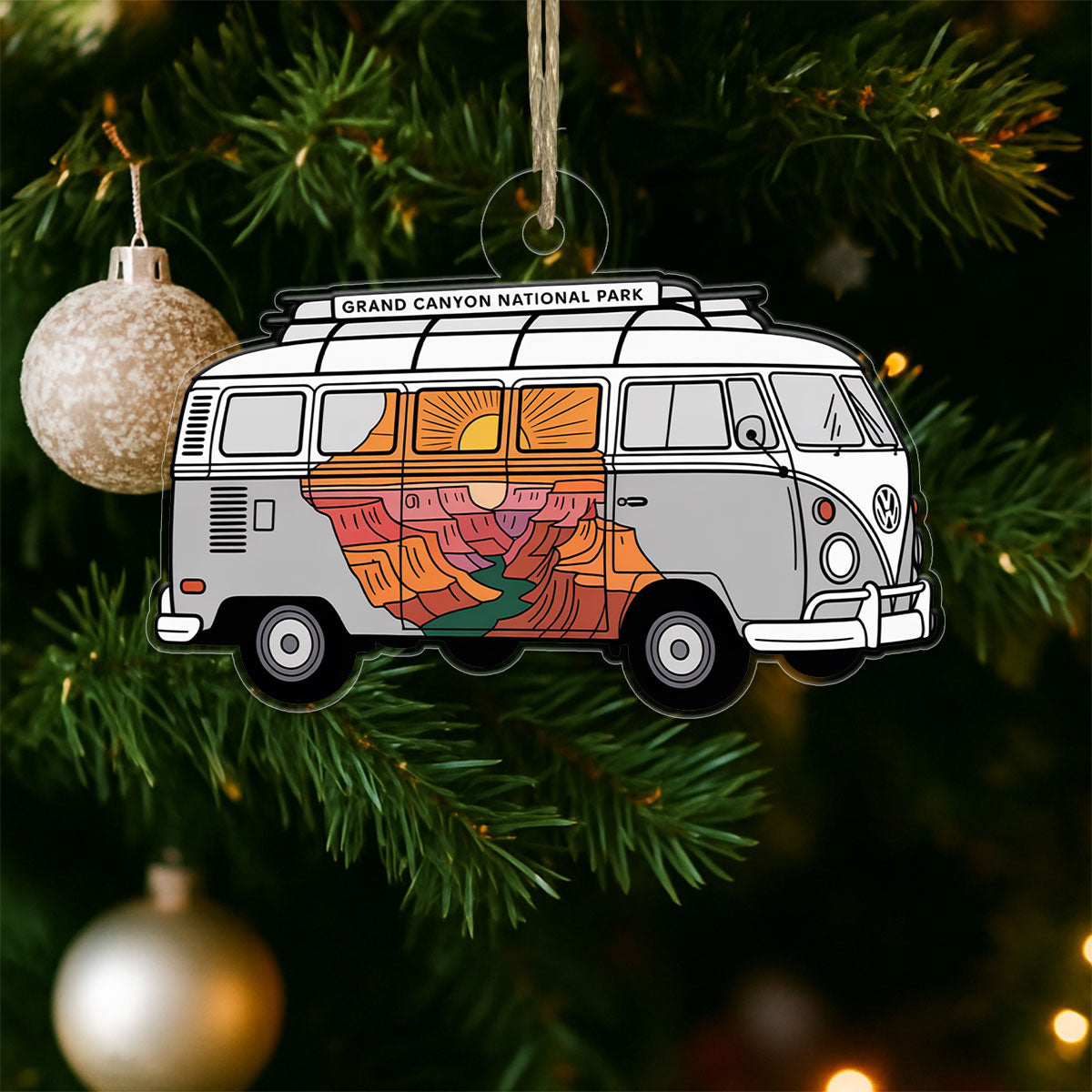 Grand Canyon Road Trip Acrylic Ornament2 copy