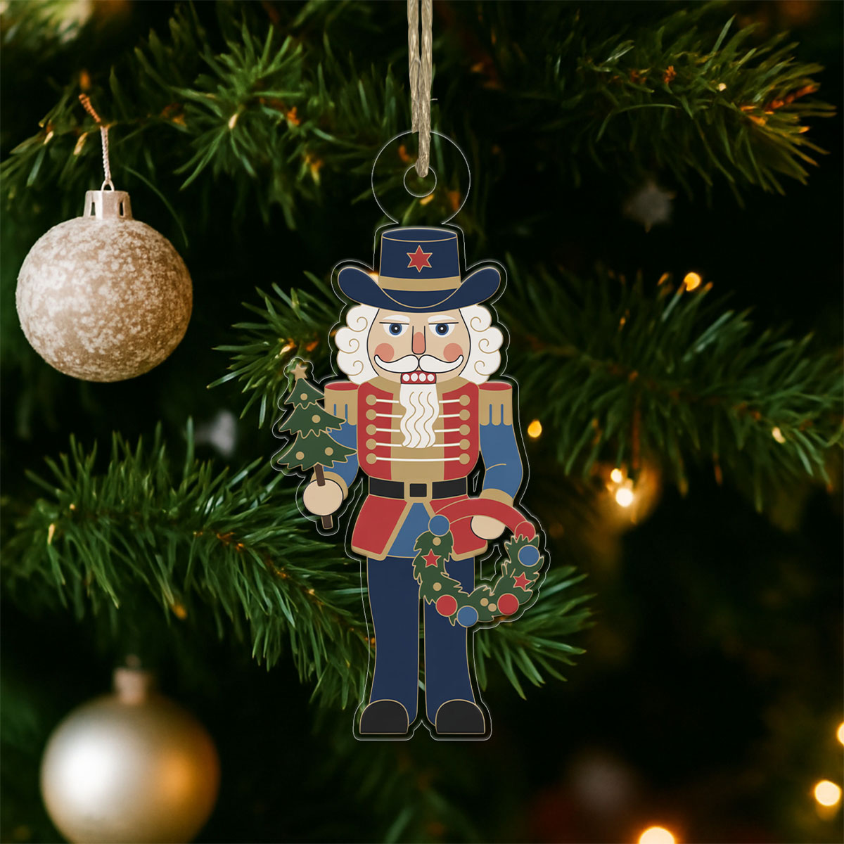 Nutcracker Ornament Acrylic Ornament Christmas Gift