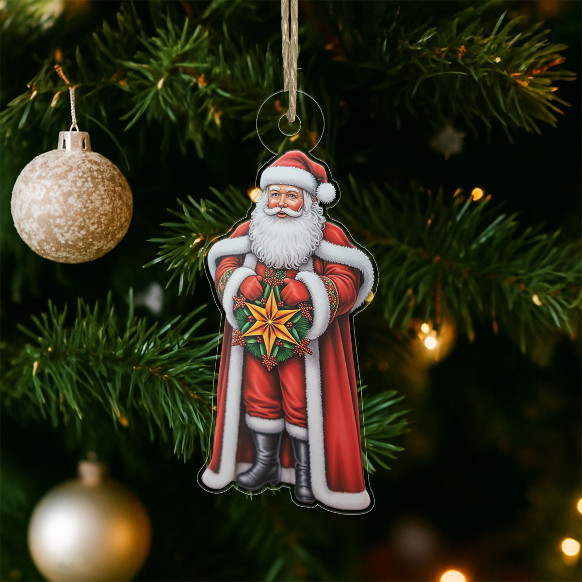 Philippines Filipinos  Santa Claus With Parol