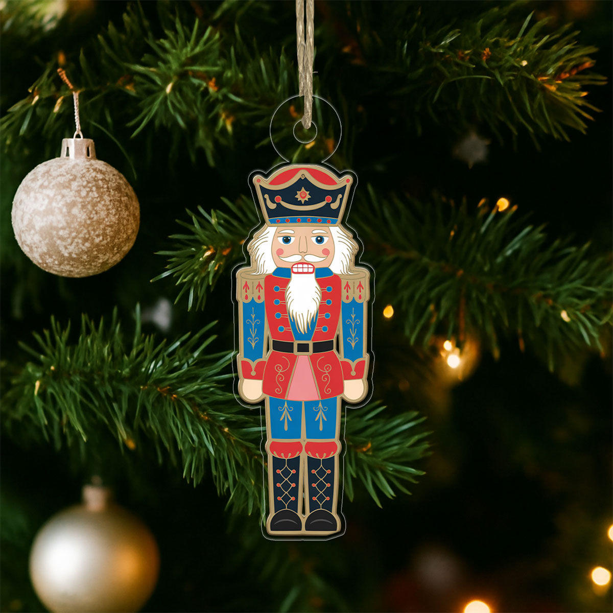 Nutcracker Ornament 3 Acrylic Ornament Christmas Gift