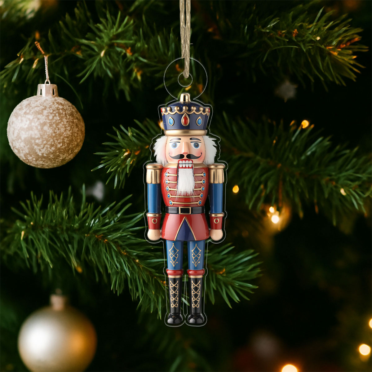 Nutcracker Ornament 4 Acrylic Ornament Christmas Gift