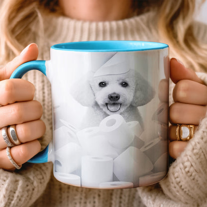 Custom Photo Dog Bathroom Mug