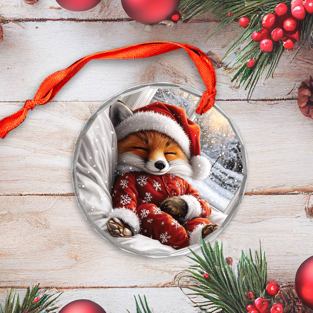 Fox Sleeping In Bed Design 1