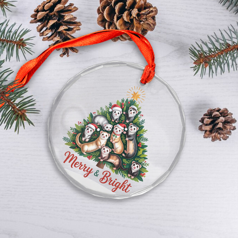 Ferret Xmas Ornament