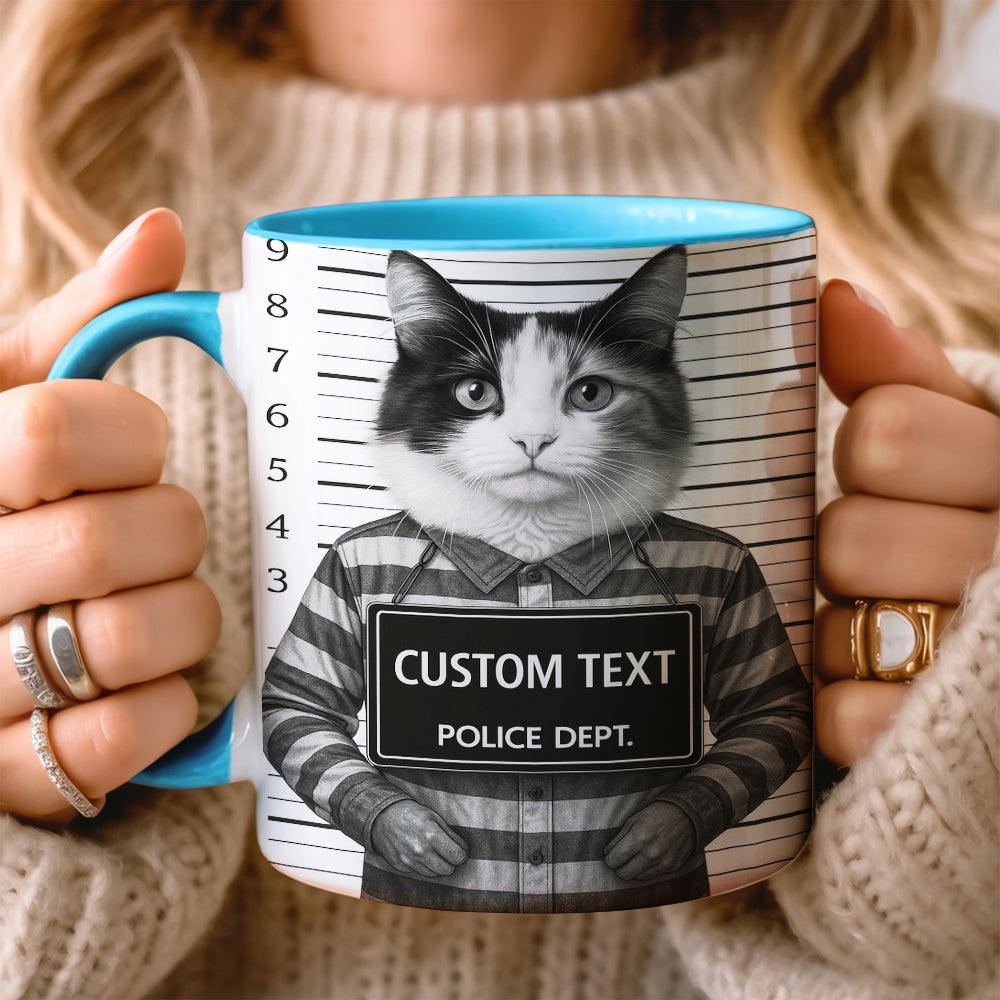 Custom Photo Cat Wanted By Pawlice Mug _ Gifts For Cat Lovers
