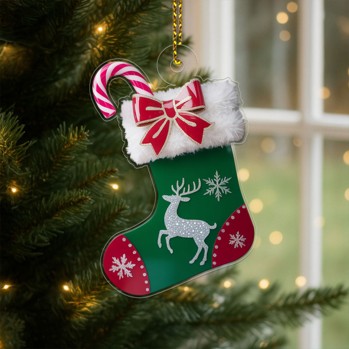 Personalized Christmas Window Decorations Pendant