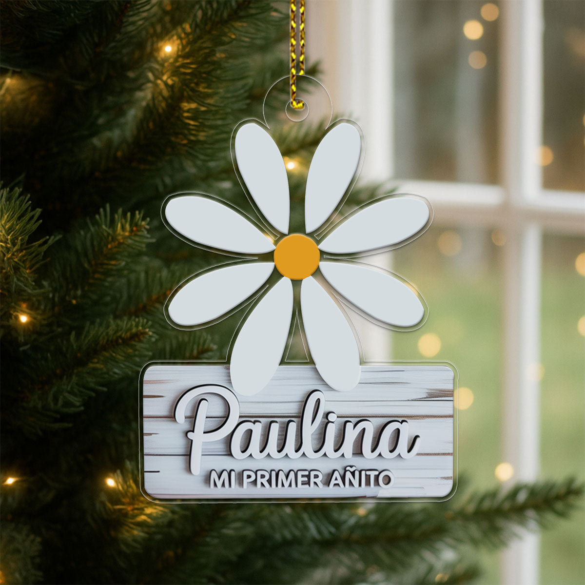 Personalized Daisy Flower