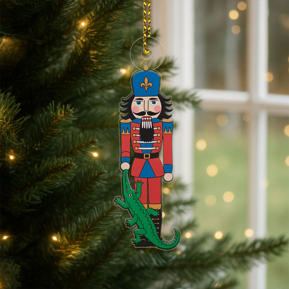 Nutcracker Alligator Chritsmas Acrylic Ornament Christmas Gift