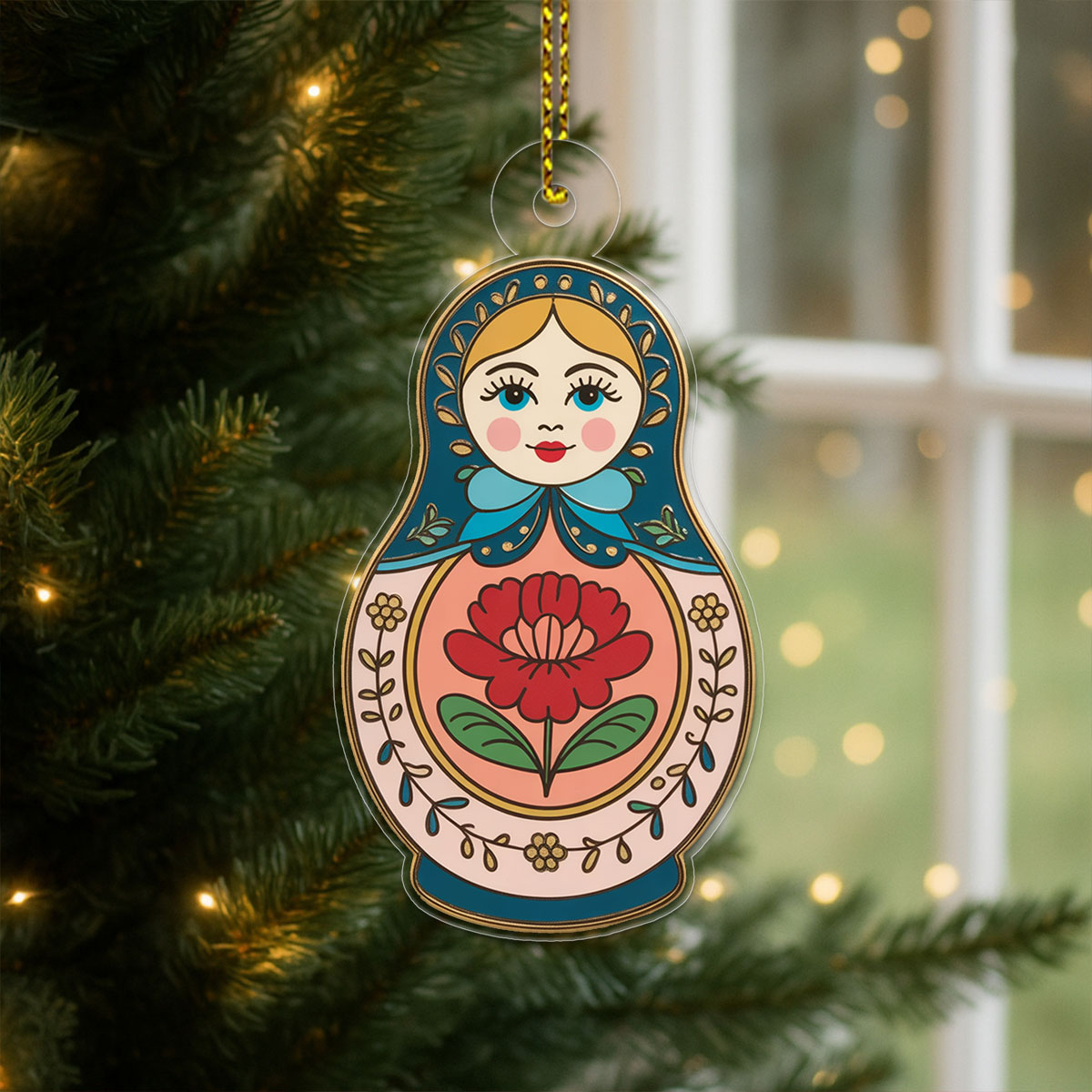 The Nesting Doll Acrylic Ornament Christmas Gift