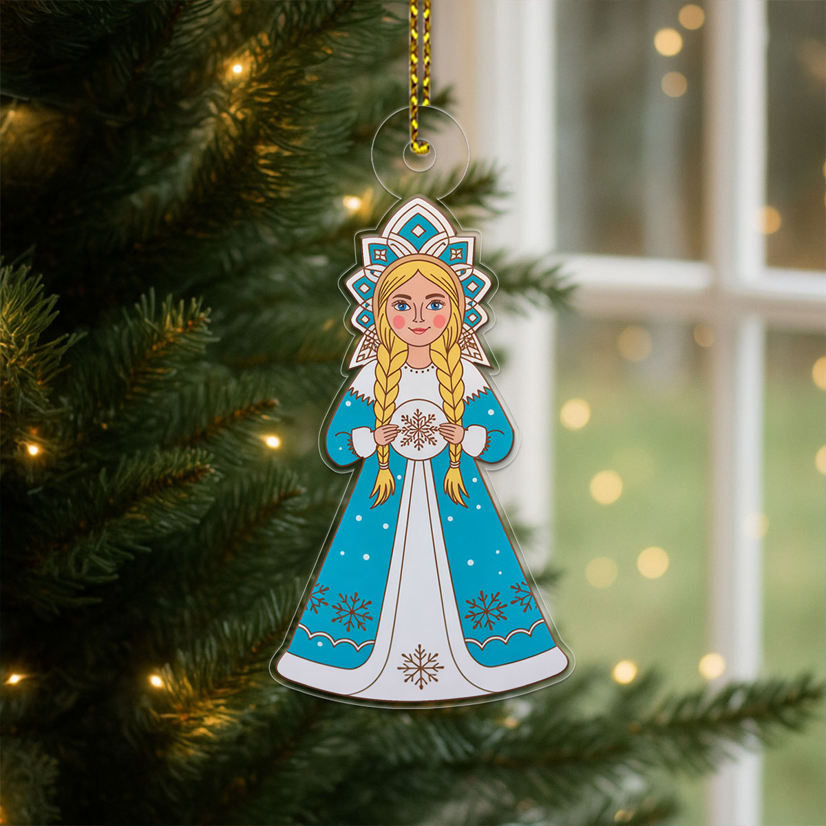 The Snow Maidern 1 Acrylic Ornament Christmas Gift