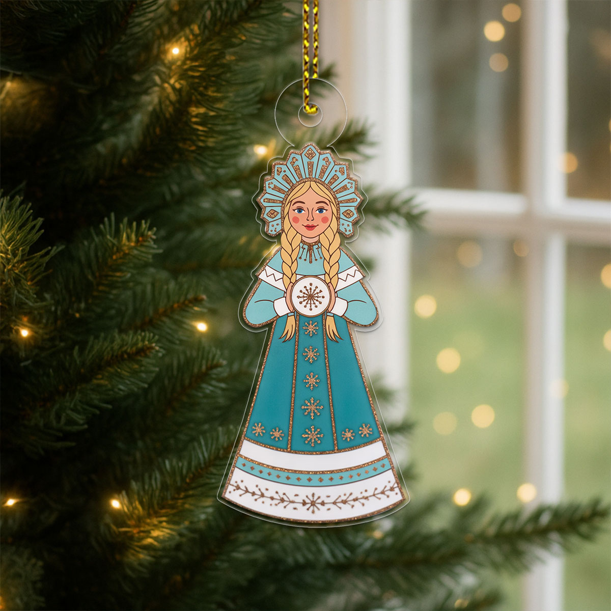 The Snow Maidern 2 Acrylic Ornament Christmas Gift