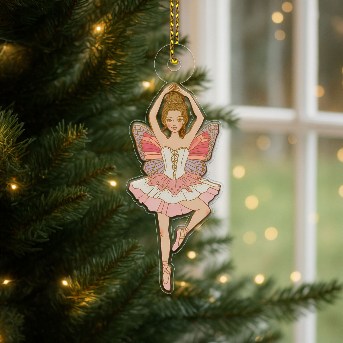 The Sugar Plum Fairy 2 Acrylic Ornament Christmas Gift