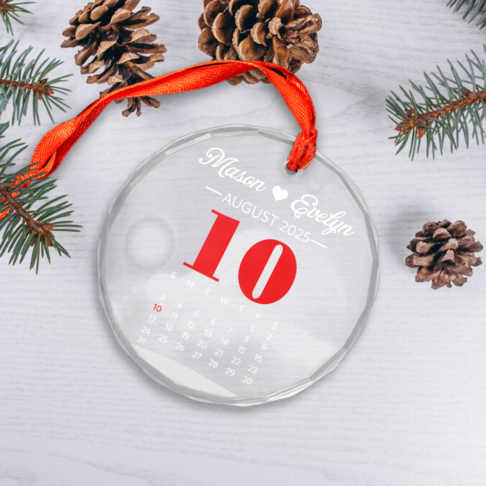 Our First Xmas Married ornament2