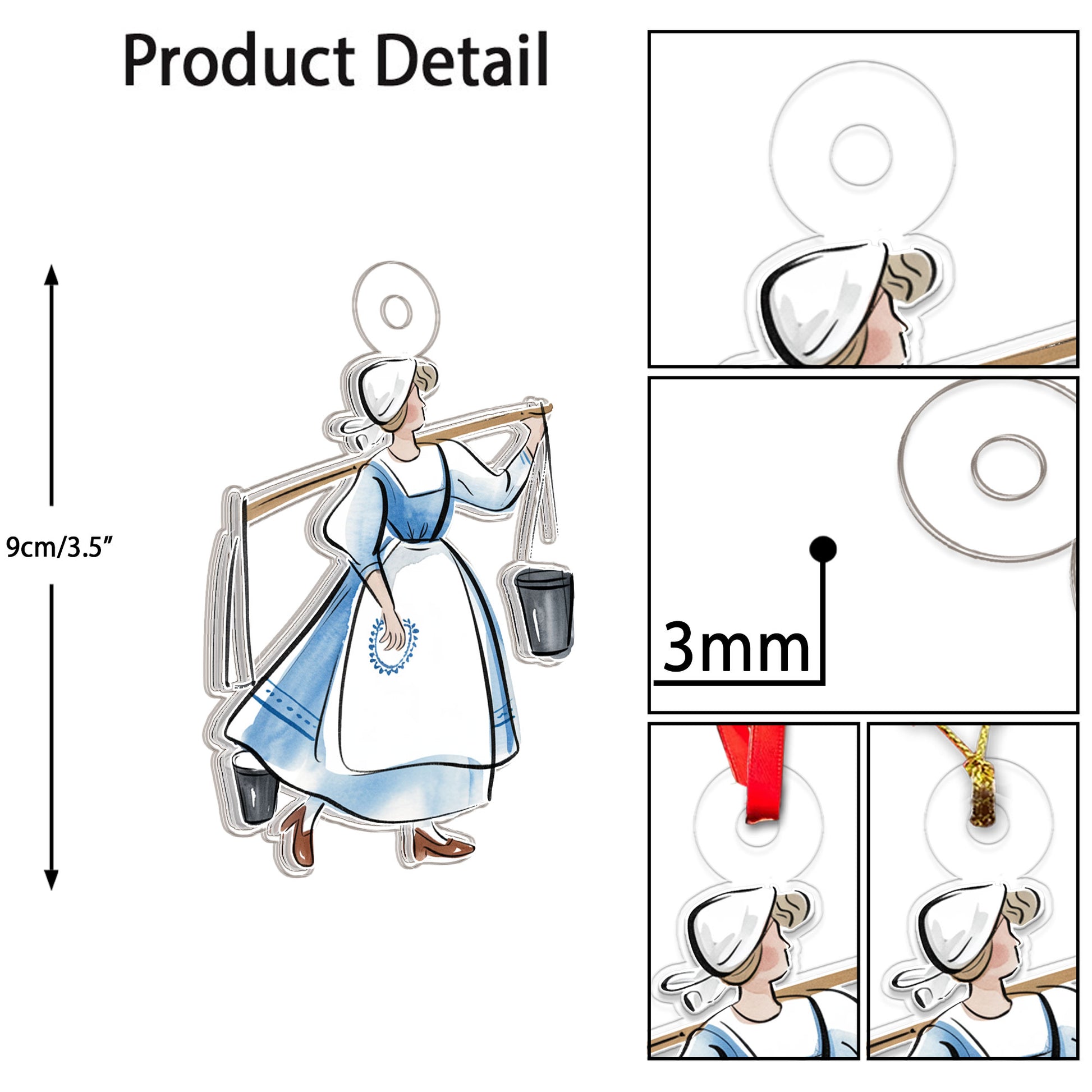 Personalized Dutch Girl Christmas