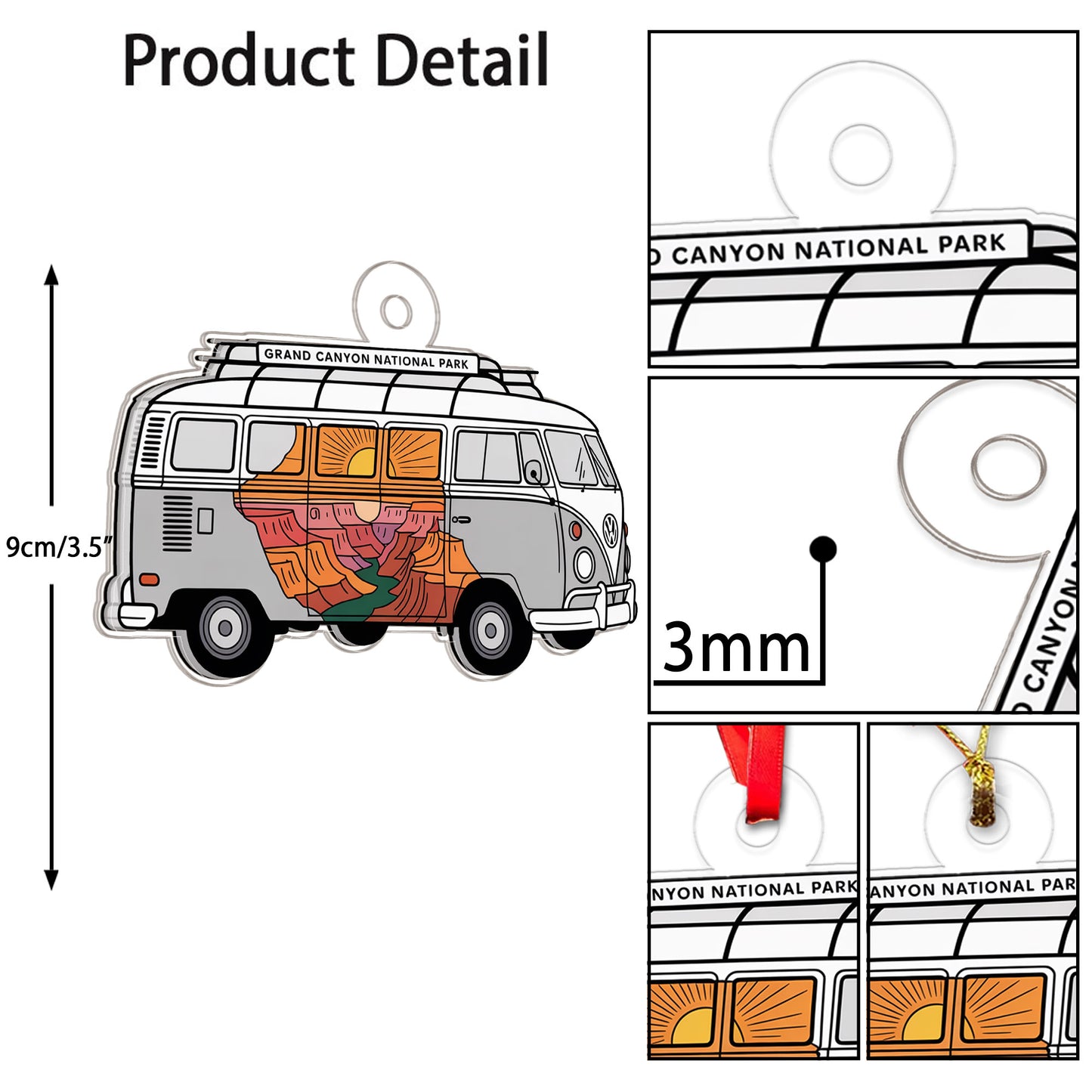 Grand Canyon Road Trip Acrylic Ornament2 copy