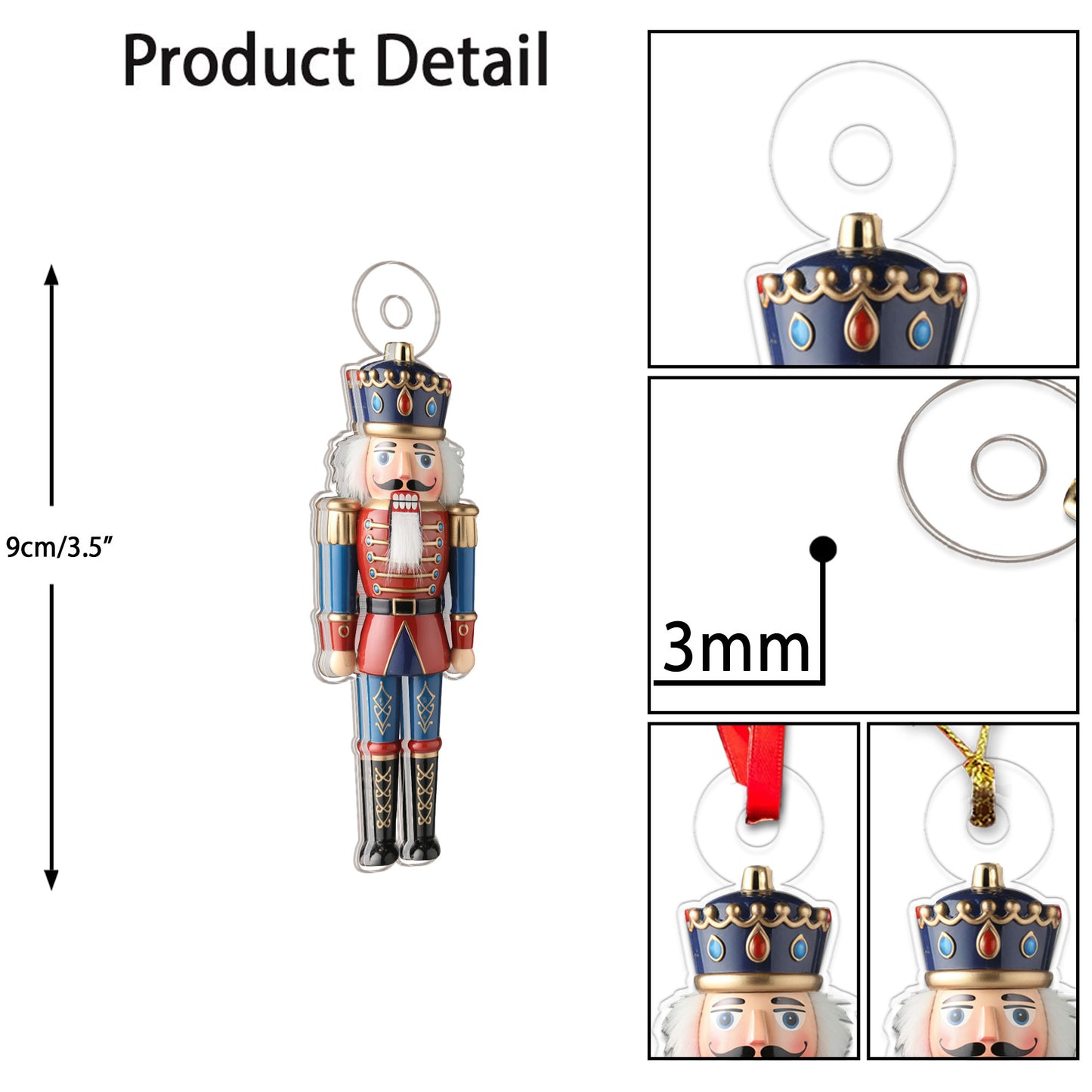 Nutcracker Ornament 4 Acrylic Ornament Christmas Gift