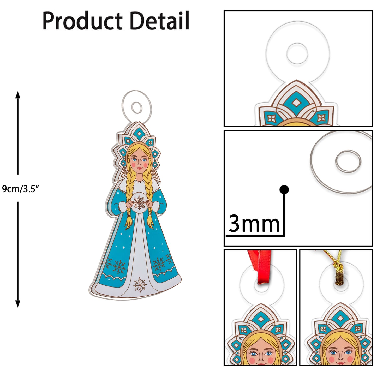 The Snow Maidern 1 Acrylic Ornament Christmas Gift