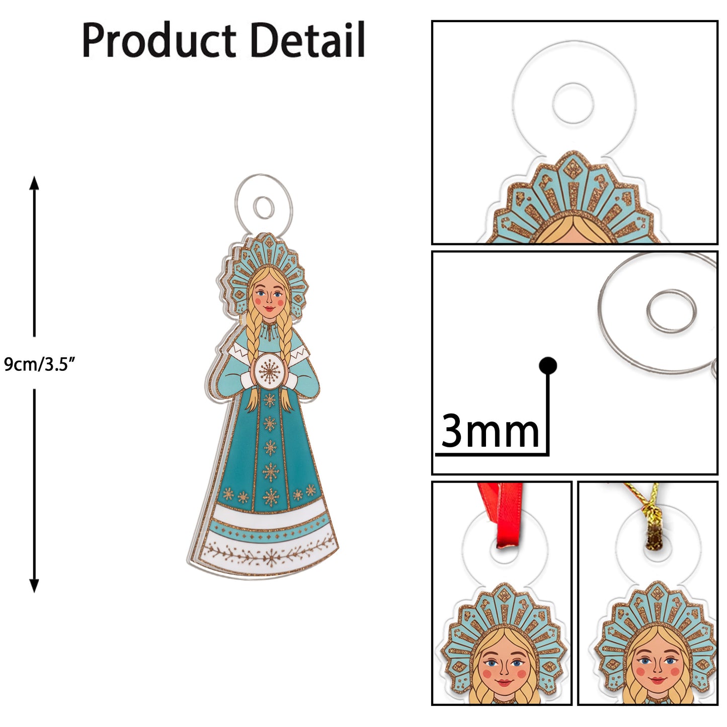 The Snow Maidern 2 Acrylic Ornament Christmas Gift