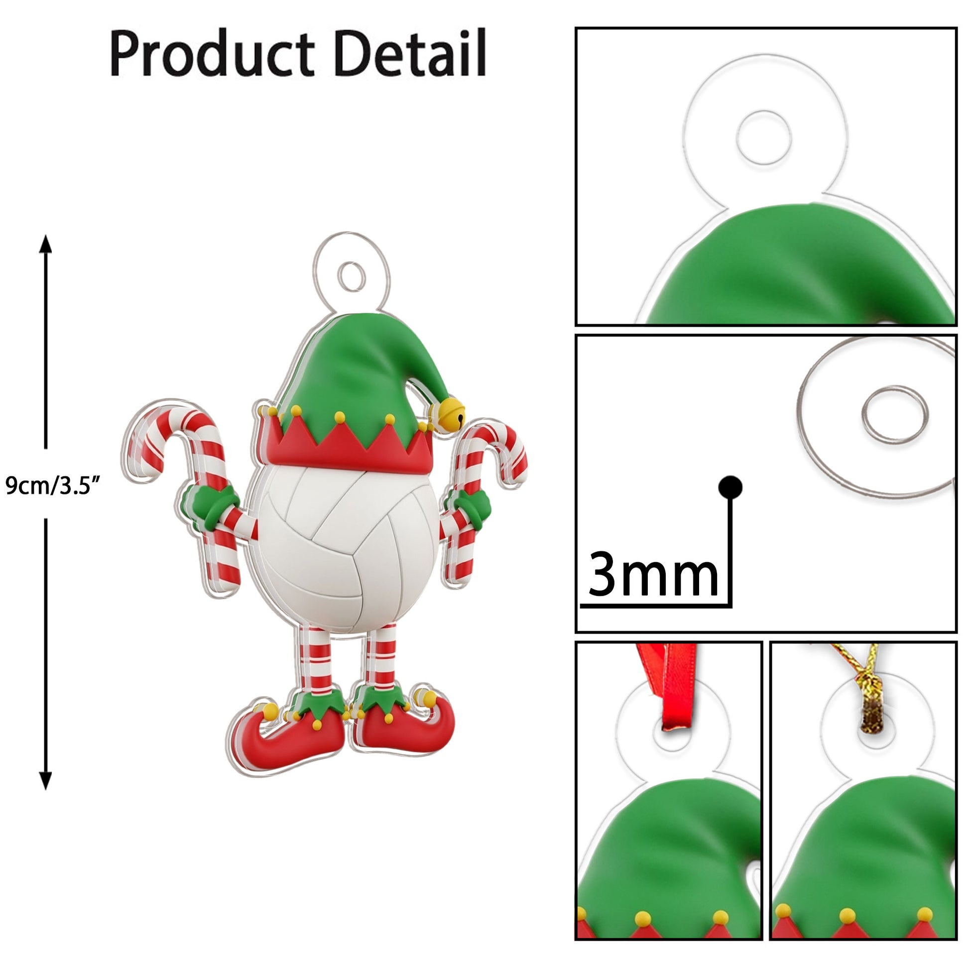 Persoanlized Volleyball Christmas