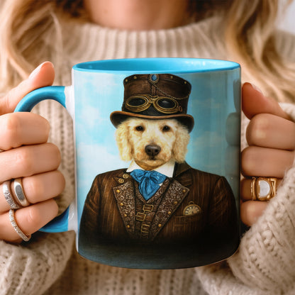Custom Photo Pilot Dog Mug Gift For Dog Lovers