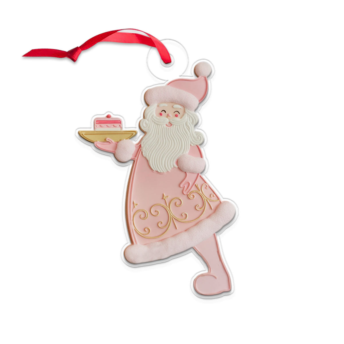 Personalized Santa Claus Macaron Acrylic Ornament Christmas Gift