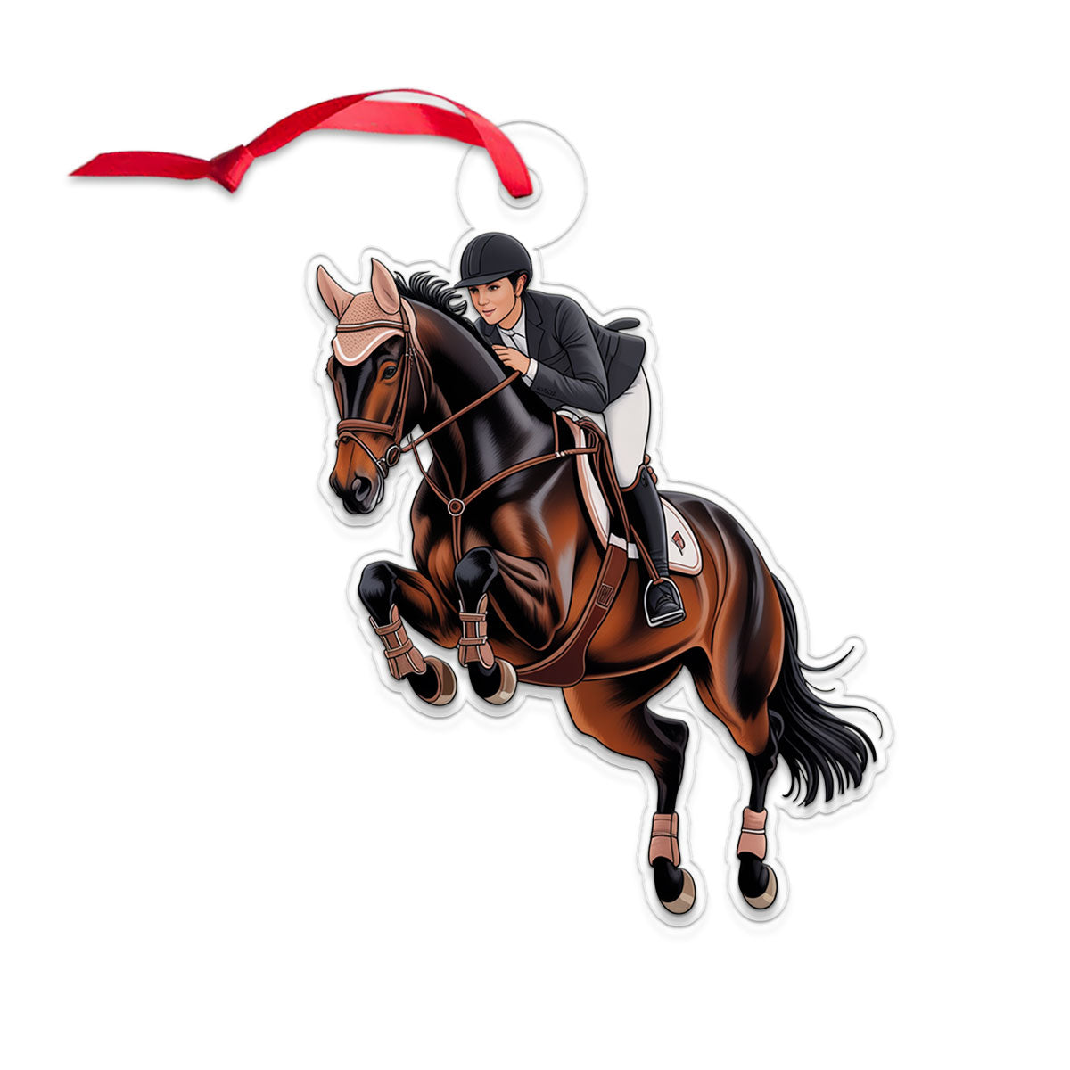 Personalized Acrylic Ornament For Horse Lover 1 Acrylic Ornament Christmas Gift