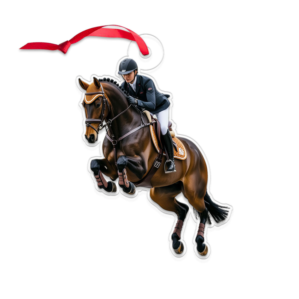 Personalized For Horse Lover 2 Acrylic Ornament Christmas Gift